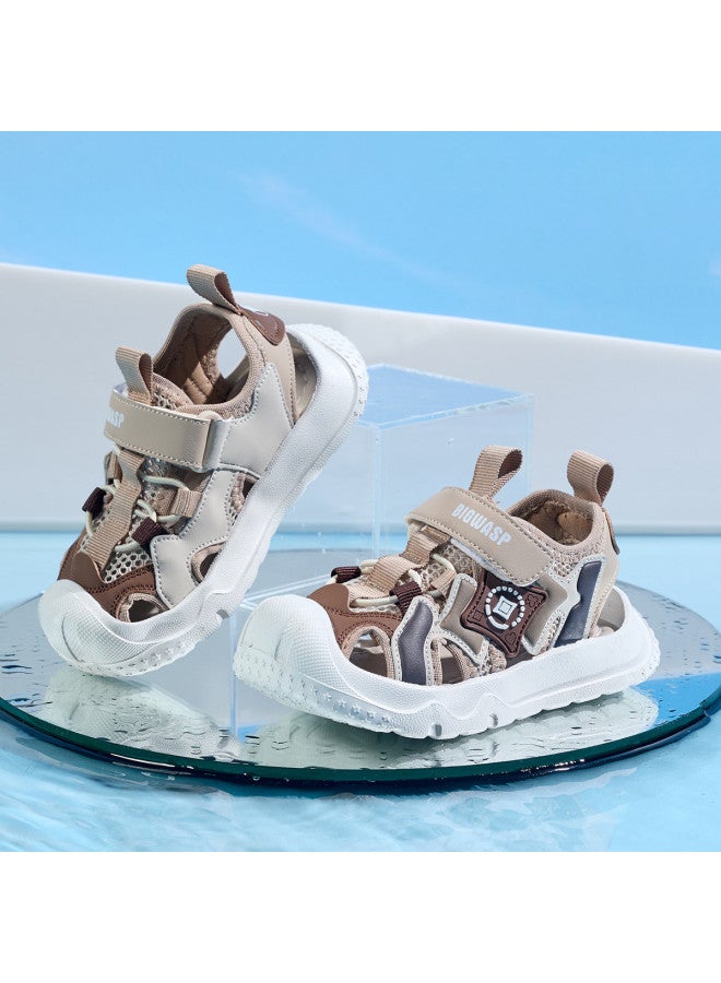 Bumblebee Baby Boys' Sandals - New Summer Toddler Walking Shoes, Breathable Beach Sandals With Closed Toe, Trendy Infant Hollow-out Sandals For Little Boys - Image 5