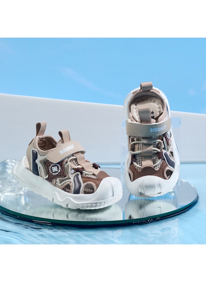 Bumblebee Baby Boys' Sandals - New Summer Toddler Walking Shoes, Breathable Beach Sandals With Closed Toe, Trendy Infant Hollow-out Sandals For Little Boys - Image 4