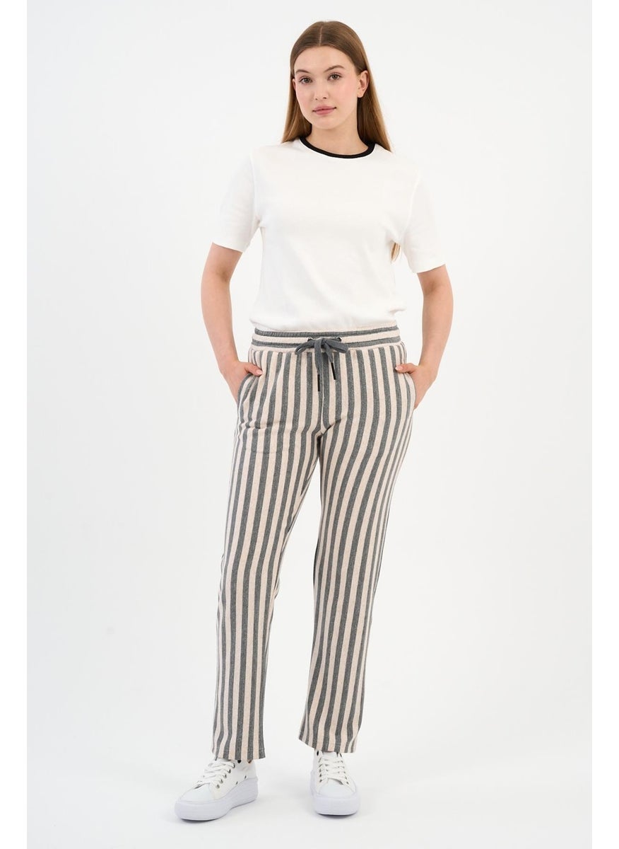 Alexander Gardi - Alexandergardi Striped Waist Tie Tracksuit (E24-00253-WN) - Image 1