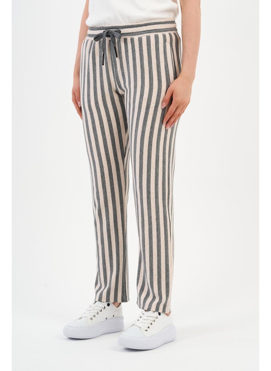 Alexander Gardi - Alexandergardi Striped Waist Tie Tracksuit (E24-00253-WN) - Image 1
