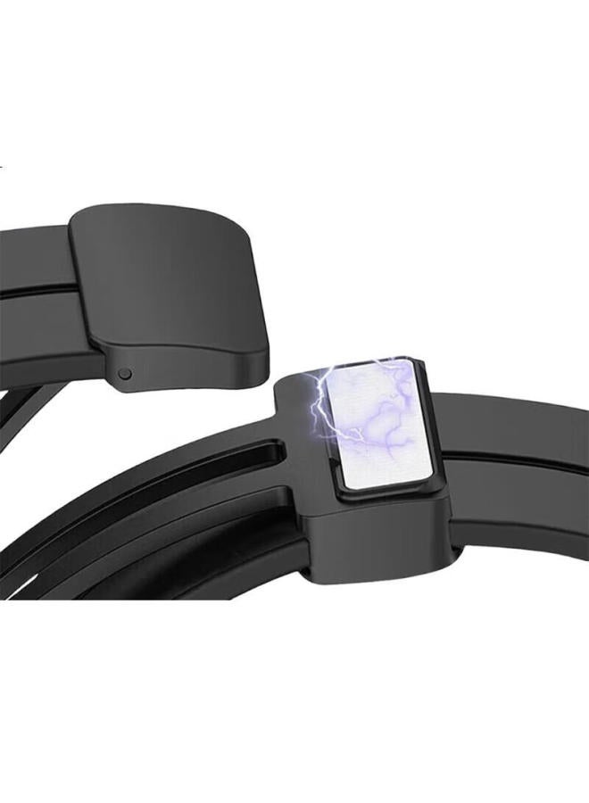 watchbond Compatible With Oppo Watch 4 Pro/3 Pro Watch Strap, Oppo Watch X Silicone Magnetic Folding Buckle Strap, Smart Sports Style Wristband, 46Mm Men'S And Women'S Style Wristband - Image 3