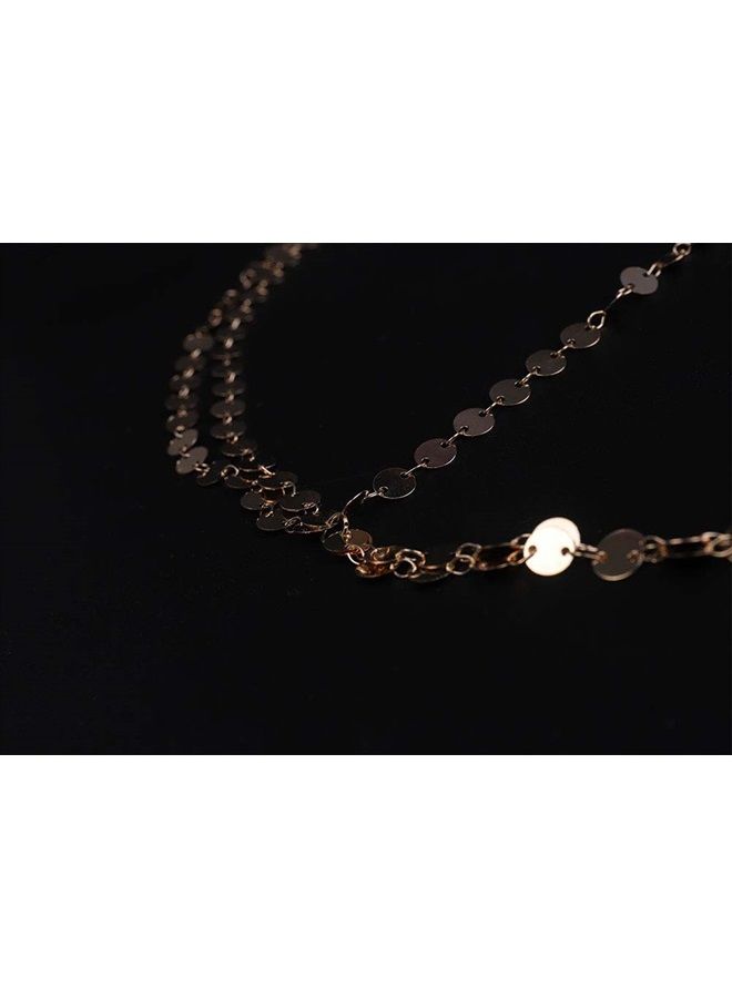 Denifery Bridal Boho Gold Head Chain Bridal Headpiece Bohemian Wedding Hair Accessories - Image 5