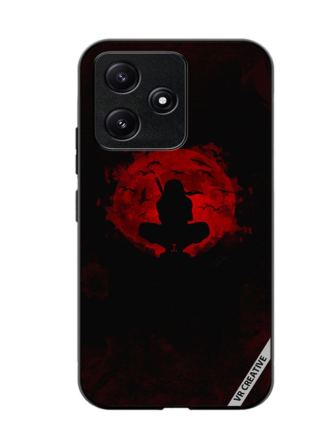 VR CREATIVE Protective Case Cover For Xiaomi Poco M6 Pro 5G Bat Moon Design Multicolour - Image 1