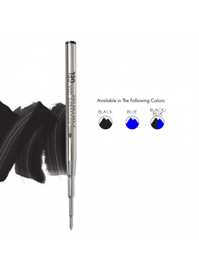 Monteverde Metal Gel Refill, Black (M442BK) - Image 1