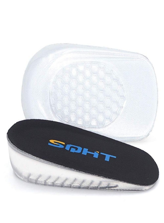 SQHT's Heel Lift Inserts, Shoes Lifts, Height Increase Insoles for Leg Length Discrepancies (Large - 1" Height) - Image 1