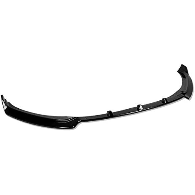 rayihni 2Pu679Pbk 3Pc With Vertical Stabilizers Glossy Finish Front Bumper Lip Compatible With 1718 Hyundai Elantra - Image 1