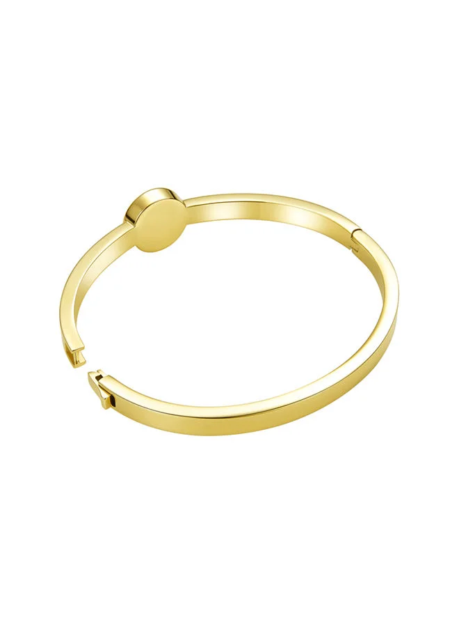 POLICE Fulgurant Bangle for Women Gold Plating with Mother of PearlPEJLG0001801