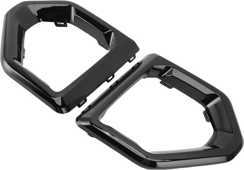 ANGGREK 84176755, Left Fog Bezel Outer Fog Bezel Cover Left Front Headlight Cover Easy Installation for Vehicle (Glossy Black) - Image 1
