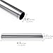 Linkidea 2 Pack Stainless Steel Cigar Case Tube Silver Up to 52 Ring Gauge Airtight Seal Portable Snap Closure - Image 4