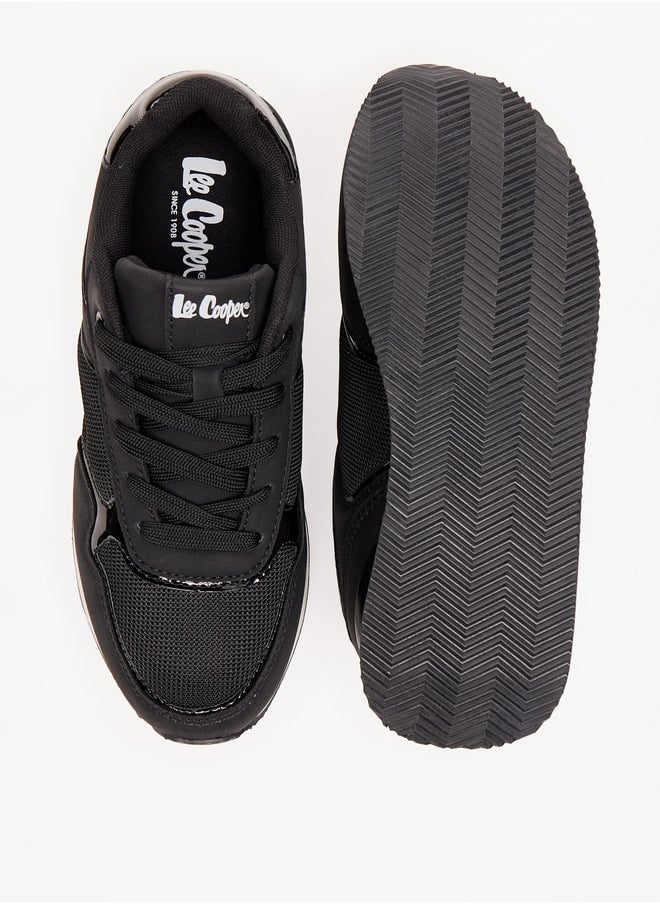 Lee Cooper - Women's Panelled Sneakers with Lace-Up Closure - Image 1
