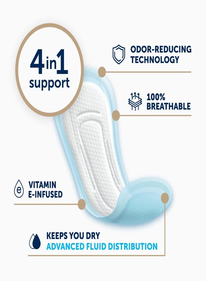 FitRight Fresh Start Liners for Women, Now with Stronger Adhesive, Incontinence, Bladder Leak, and Postpartum Pads with The Odor-Control Power of ARM & Hammer, Light Absorbency (30 Count, Pack of 4 - Image 5