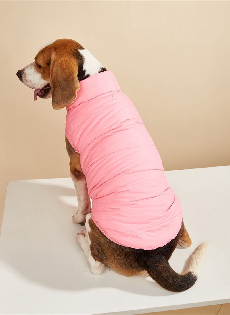 Loquat Squality Pet Dog Clothes Vest Winter  Pink - Image 1