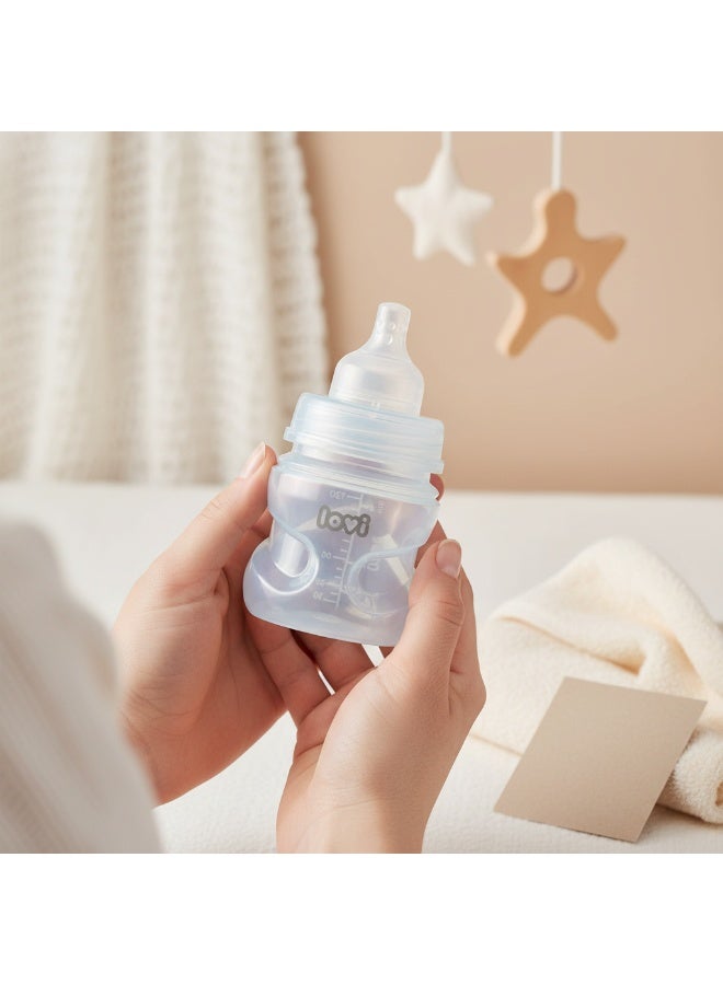 LOVI Trends Baby Feeding Bottle 150ml | BPA-Free | Anti-Colic | Safe for Breastfeeding Transition | 0+ Months | Blue - Image 5