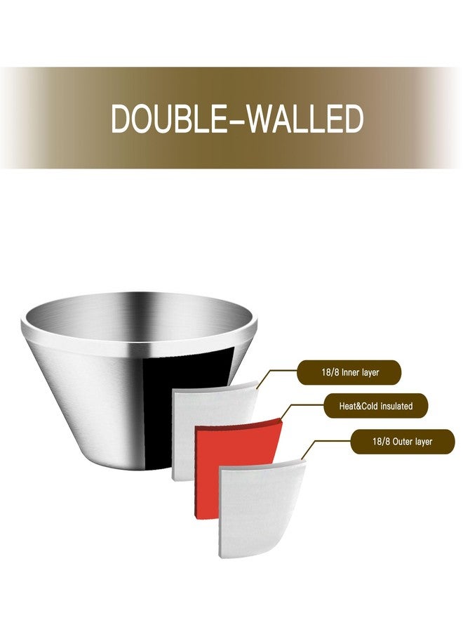 IMEEA Soup Bowls 40 OZ Large Deep Stainless Steel Bowls Set of 2 Durable Metal Bowls for Ramen Pasta Salad Serving Kitchen - Image 3