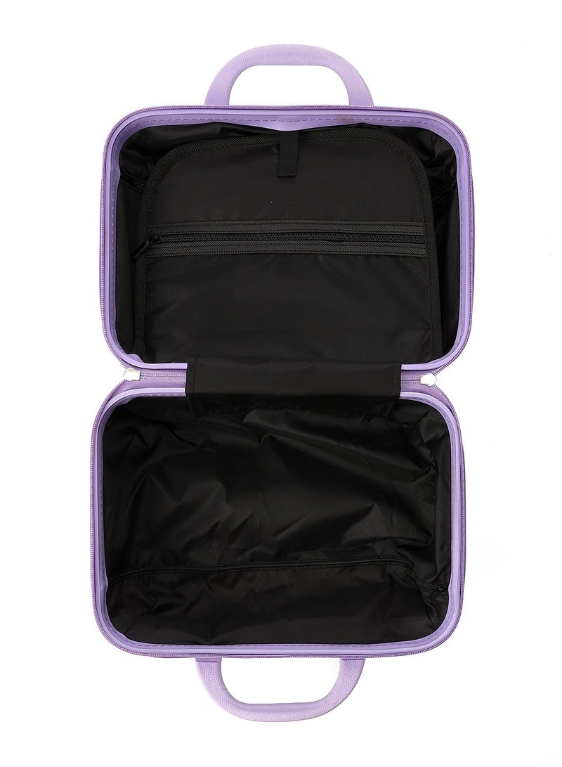 CROSSLAND Makeup Case – Polypropylene Hard Shell Cosmetic Bag, Travel Organizer, Lightweight & Stylish - Turquoise Purple - Image 5