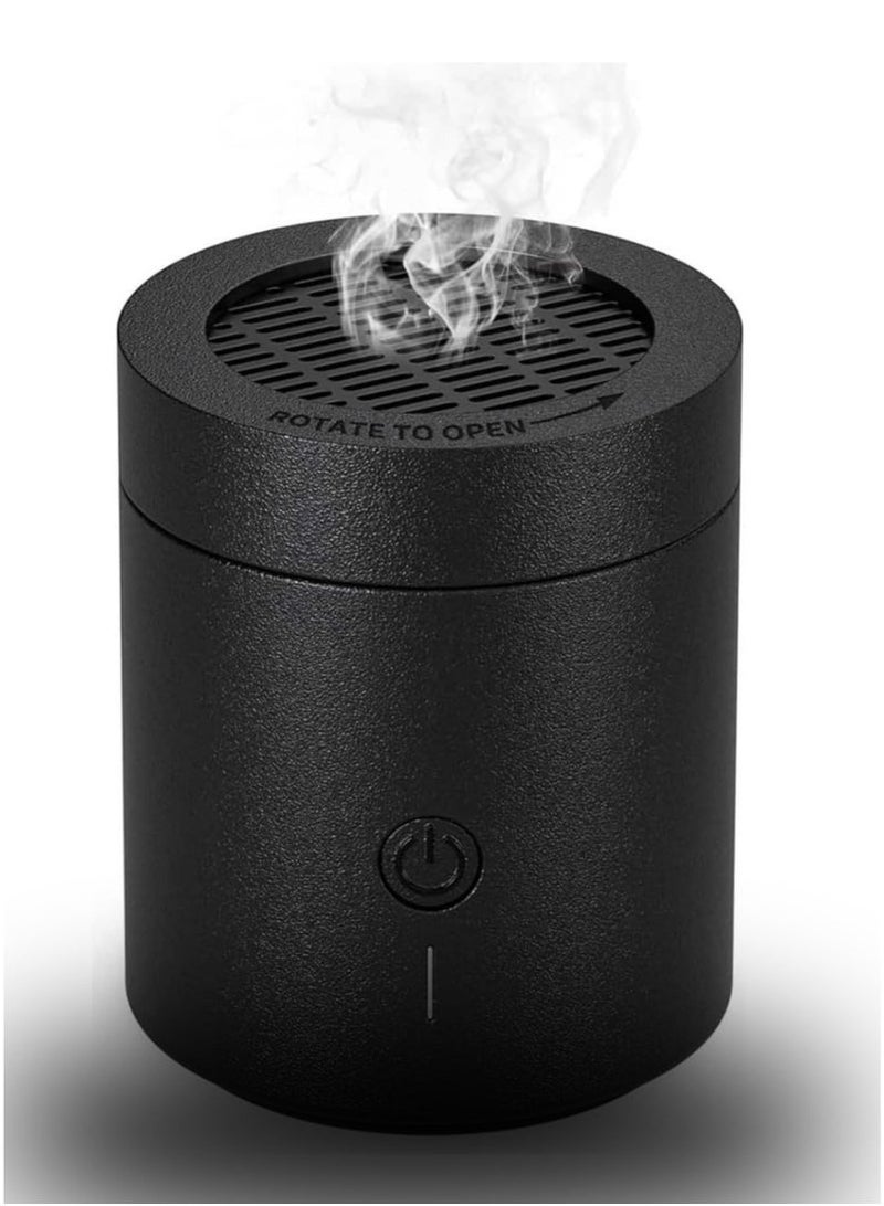 ELTRAZONE BK-108 Electronic Rechargeable Bakhoor Burner – Portable USB Electric Incense Burner with Long Battery Life – Modern Arab Aroma Diffuser & Muslim Oud Burner for Car, Home, Office, or Majlis – Elegant Design, Flameless & Safe for Daily Use - Image 1