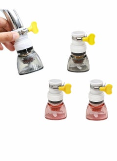 Excefore 3Pcs Retractable Tap Head Water Faucet Extender Splash-proof Kitchen Tap Filter 360-degree Adjustable Filtration  - Image 1