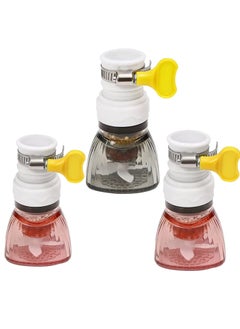 Excefore 3Pcs Retractable Tap Head Water Faucet Extender Splash-proof Kitchen Tap Filter 360-degree Adjustable Filtration  - Image 2