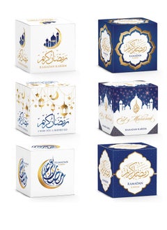 Y&D 6 Pcs Ramadan Kareem Castle Candy Gift Paper Box Party Decoration Paper Box  - Image 1