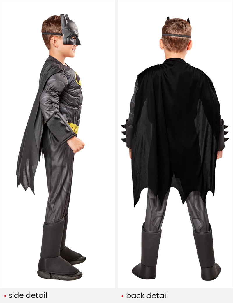 Rubies Boy's DC Comics Deluxe Batman Costume, Small - Image 2