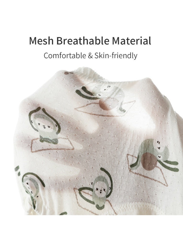 insular 3PCS Baby Training Pants, 6-Layer Bamboo Cotton Washable and Breathable Underwear, 360° Leak-Proof Reusable Cloth Training Underwear with Soft Elastic Waist for Toddlers - Image 5