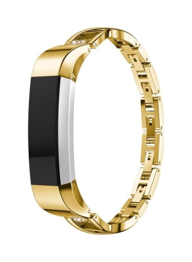 بي جي إم سوار معدني لساعة فيتبيت الذكية على شكل حرف X من ألتا ذهبي - Image 1