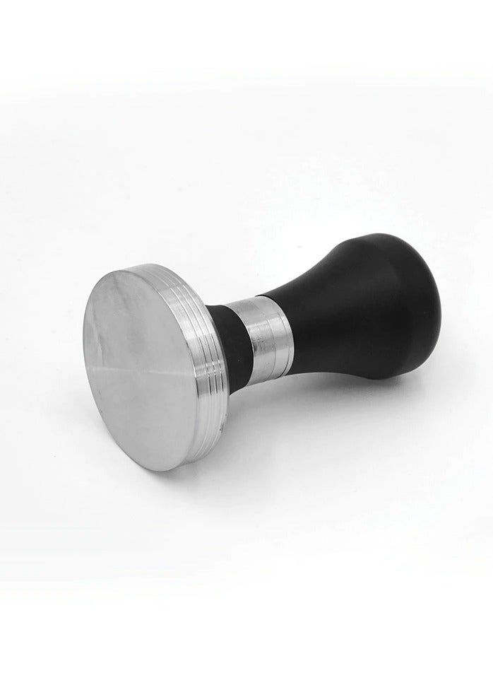 Precise Black Metal Handle Tamper with Stainless Steel Base 58.4mm - Image 2