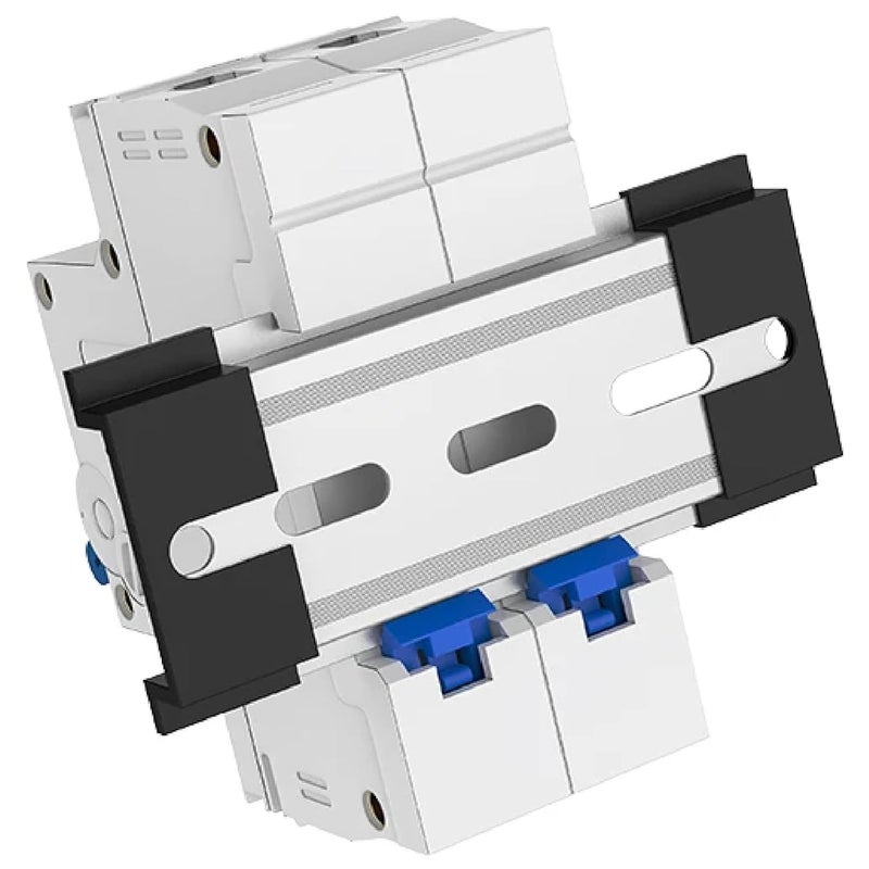 10A 2 Pole DC Circuit Breaker 1000V 4kA DIN Rail Mount IEC60898 2 - Image 3