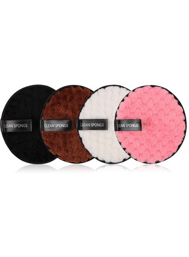 MobFest موب فيست® إسفنجة دائرية قابلة لإعادة الاستخدام من الجانبين، وسادات إزالة مكياج من القطن القابل للغسل، 1 قطعة (1) - Image 1