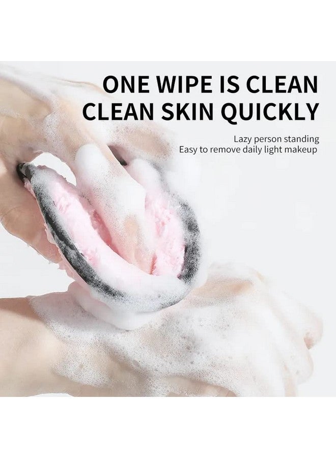 MobFest موب فيست® إسفنجة دائرية قابلة لإعادة الاستخدام من الجانبين، وسادات إزالة مكياج من القطن القابل للغسل، 1 قطعة (1) - Image 3