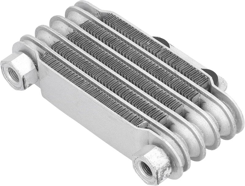 Aluminum Alloy Radiator Engine Oil Cooler, Universal Motorcycle Oil Radiator for Dirt Pit Bikes 125CC - 250CC, Efficient Engine Cooling System with Durable Heat Dissipation for (Silver) - Image 4