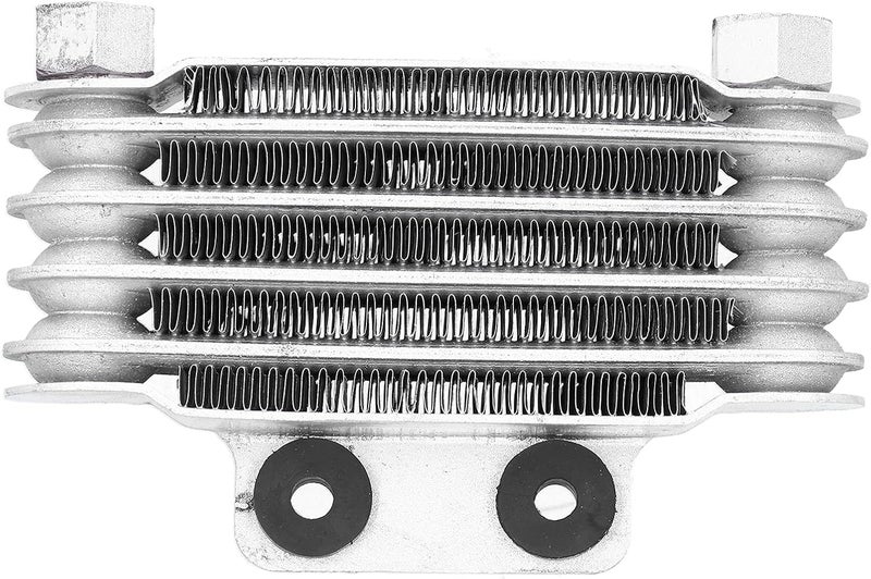 Aluminum Alloy Radiator Engine Oil Cooler, Universal Motorcycle Oil Radiator for Dirt Pit Bikes 125CC - 250CC, Efficient Engine Cooling System with Durable Heat Dissipation for (Silver) - Image 1
