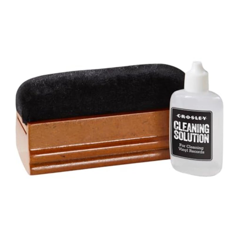 Turntable Record Maintenance Kit with Cleaning Solution and Velvet Brush - Image 1