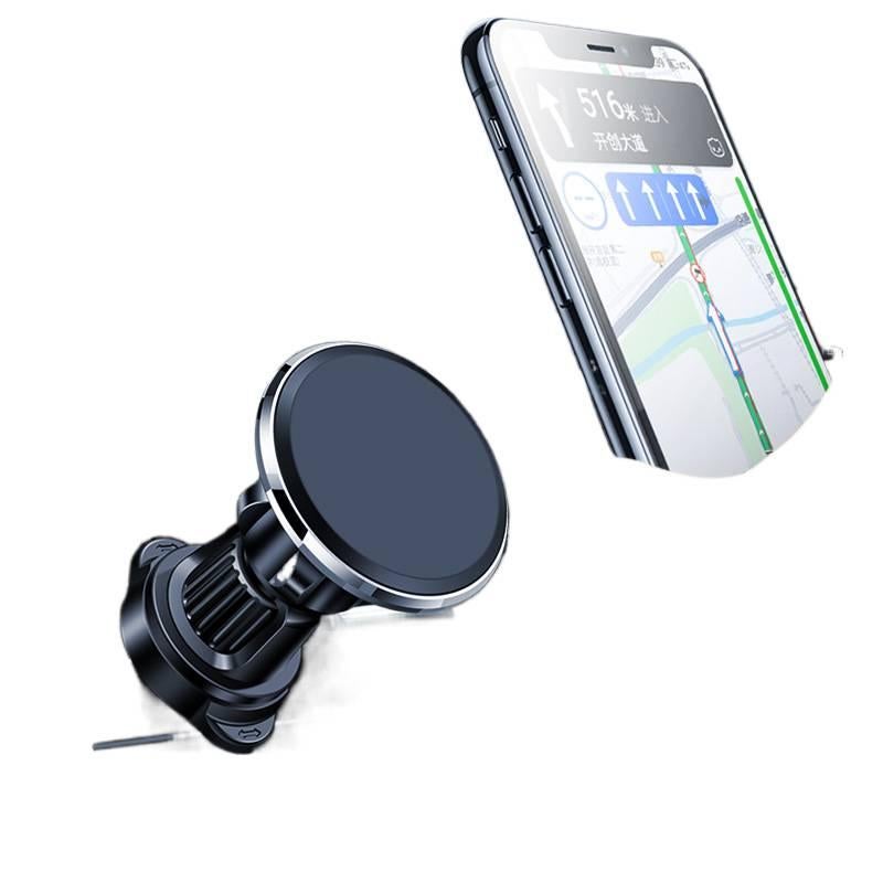 Black Car Phone Holder with Handlebar Riding Mount and Secure Grip for Riding and Navigation for Universal Fit - NADI - Image 2