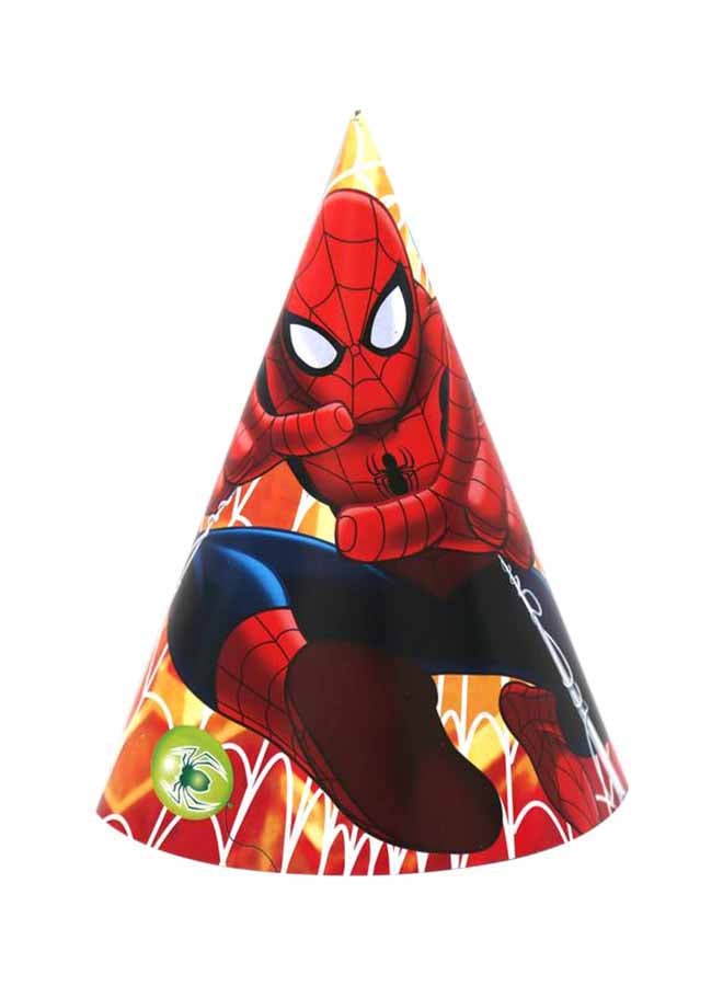 إسكدنيا طقم قبعات للحفلات بنمط سبايدرمان مكون من 10 قطع