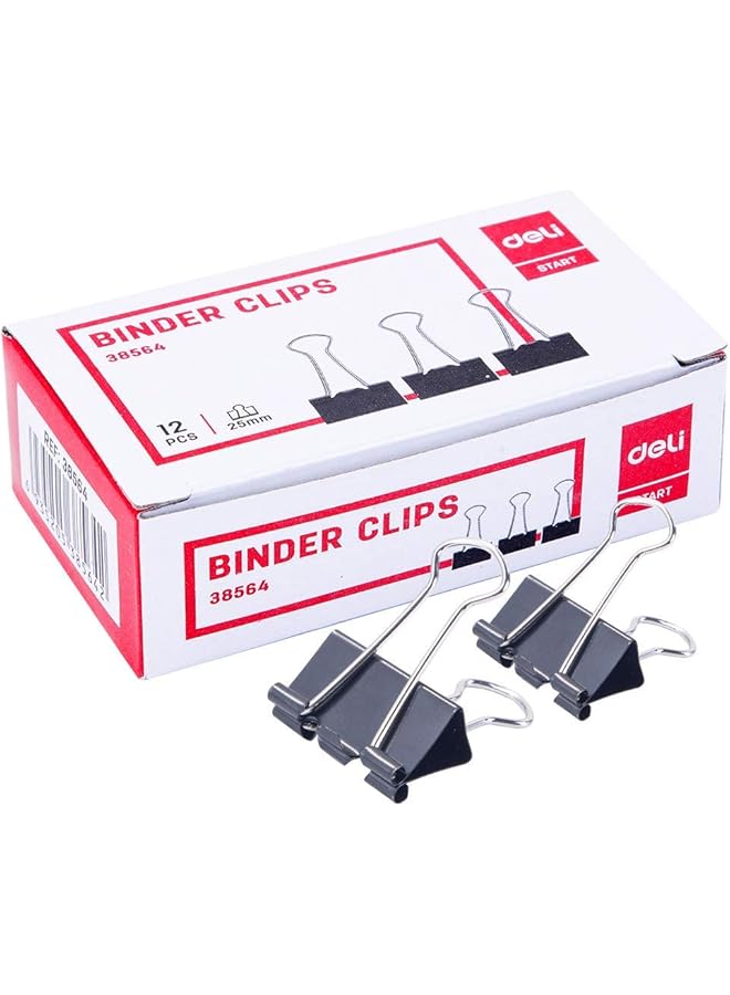 Deli 25 Mm Binder Clip Box - Image 1