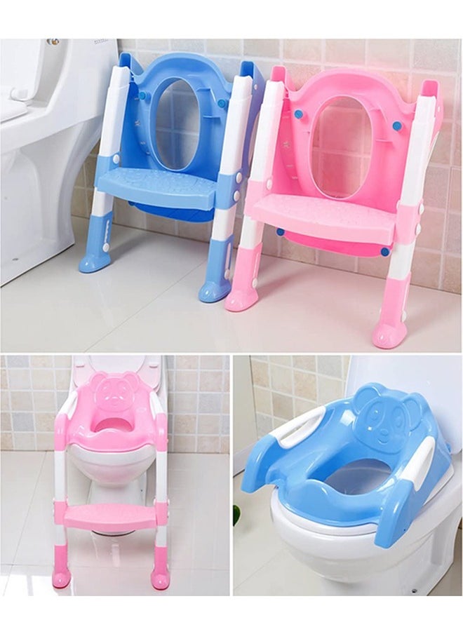 RENOVO - Portable And Convenient Kids Toilet Seat Potty Chair With Adjustable Ladder - Image 1