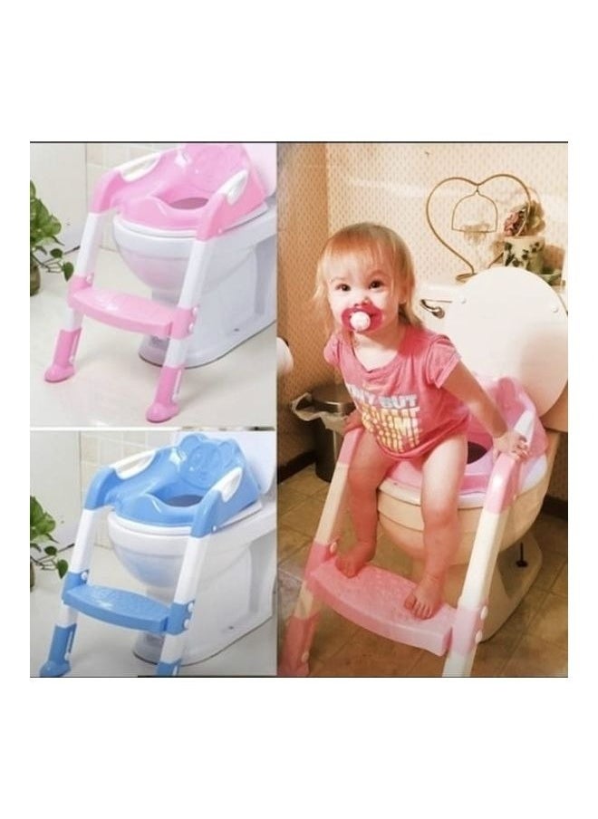 RENOVO - Portable And Convenient Kids Toilet Seat Potty Chair With Adjustable Ladder - Image 1