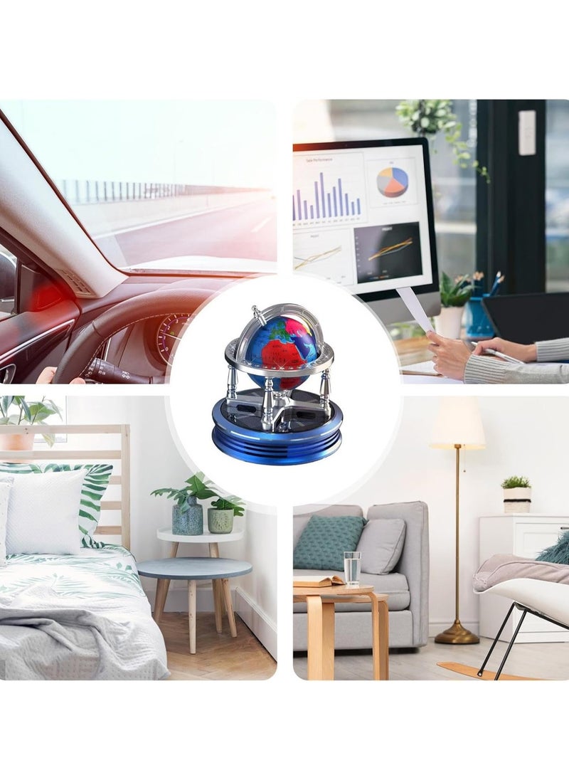 Solar Energy Rotating Car Dashboard Air Freshener | Perfume | Diffuser | Air Freahener | Auto Rotation Fan For Car Dashboard with Perfume liquid For Car Interior