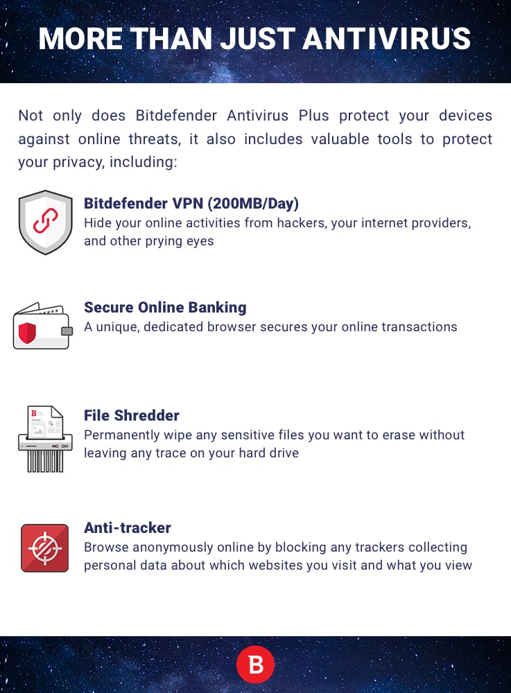 Bitdefender Total Security – Complete Antivirus and Internet Security Suite – 5 Devices | 2 year Subscription | PC/Mac | Activation Code by Mail - Image 5