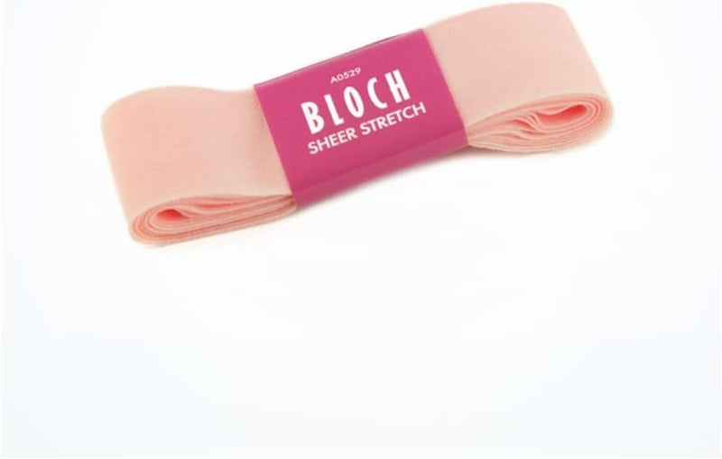 Bloch womens Minimalist,ballet Ballet Pointe Shoe Sheer Stretch Ribbon, Pink, One Size US - Image 2