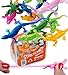 UpBrands Rubber Lizards Toys Bulk Set Preschool Valentine Gifts Kit for Birthday Party Favors for Kids Goodie Bags Pinata Filler Students Classroom Valentines Day Gifts for Kids 48 Pack - Image 2