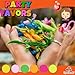 UpBrands Rubber Lizards Toys Bulk Set Preschool Valentine Gifts Kit for Birthday Party Favors for Kids Goodie Bags Pinata Filler Students Classroom Valentines Day Gifts for Kids 48 Pack - Image 4
