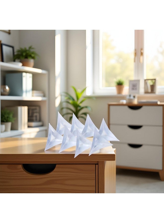Jowxsx 100Pcs Transparent Corner Dust Guards Reusable Drawer Corner Sticker PVC Three-Dimensional Design Tool Sets Hand Tools and Home Improvement - Image 2
