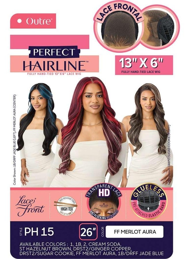 Outre Lace Front Wig - Perfect Hair Line 13X6 - PH 15 (DARK BROWN 2) - Image 2