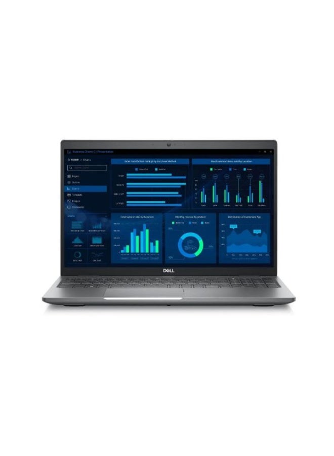 ديل مجدد - لابتوب Precision 3581 بشاشة 15.6 بوصة، معالج Intel Core i9-13900H/الجيل 13/ذاكرة 32GB RAM/قرص SSD سعة 512GB/نظام Windows 11 - Image 2