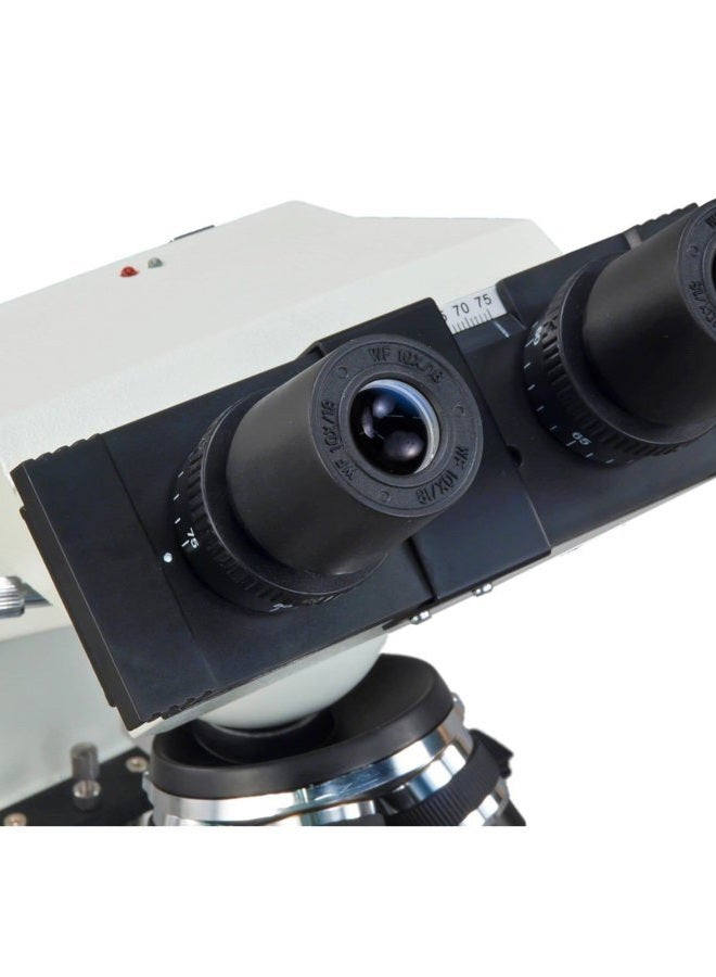 OMAX 40X-2000X Digital LED Compound Microscope with Built-in 1.3MP Camera and Double Layer Mechanical Stage Compatible with Windows and Mac - Image 2