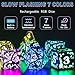 FONVGOGO Light up LED Dice Set D and D Rechargeable for Dungeons and Dragons RGB DND Dice with Charging Box 7Color Polyhedral Role Playing Dice for DND Gifts RPG Tabletop Games Rose RGB - Image 4