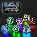 FONVGOGO Light up LED Dice Set D and D Rechargeable for Dungeons and Dragons RGB DND Dice with Charging Box 7Color Polyhedral Role Playing Dice for DND Gifts RPG Tabletop Games Rose RGB - Image 2