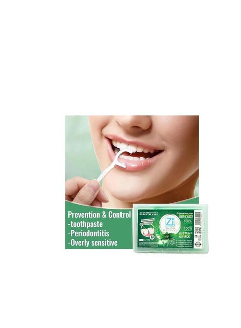 Zi Dental Floss Picks Mint - 30 Picks/BOX